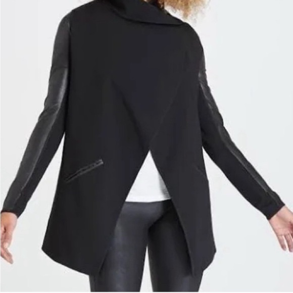 SPANX Front Drape Jacket NWT Black - 1 DAY FIRM SALE PRICE - Picture 2 of 3